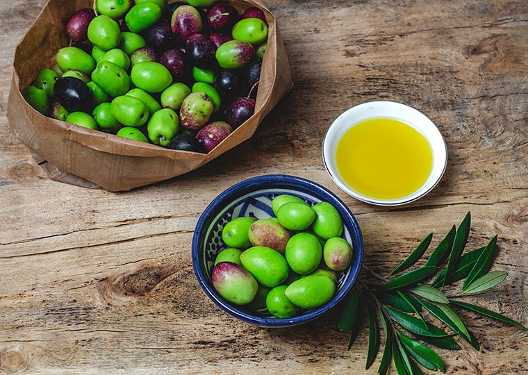 olive oil fruits